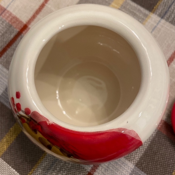 Vietri Retired Sugar Bowl Handcrafted New - Picture 3 of 6